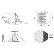 Turistički šator Robens Venturer 4 LW