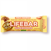Energetska pločica Lifefood Plus od trešnje Maca Baobab RAW