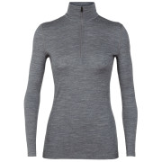 Ženska majica Icebreaker W's 200 Oasis LS Half Zip siva GritstoneHthr