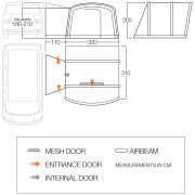 Šator za kamper Vango Cove III Air Low
