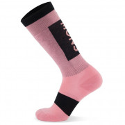 Čarape Mons Royale Atlas Merino Snow Sock ružičasta/crna