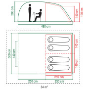 Obiteljski šator Coleman Vespucci 4