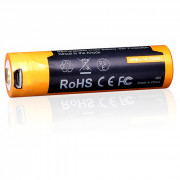 Baterija na punjenje Fenix 18650 2600 mAh USB Li-ion