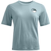 Ženska majica Ortovox 140 Cool Round Landscape T-shirt siva Glacier Grey
