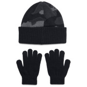Kapa Under Armour B Beanie/Glove Combo Black