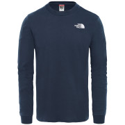 Muška majica The North Face Simple Dome Tee Long Sleeve tamno plava UrbanNavy