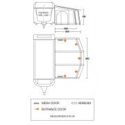 Šator za kamper Vango Tuscany Air 500 Elements ProShield