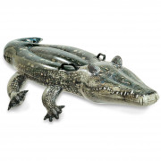 Krokodil na napuhavanje Intex Realistic Gator RideOn 57551NP tamno zelena