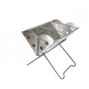 Sklopivi roštilj UCO MINI Flatpack Grill & Firepit 23 x 20 cm srebrena