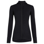 Ženska funkcionalna dukserica Icebreaker Women Merino Blend 200 RealFleece™ Descender LS Zip Hoodie crna Black