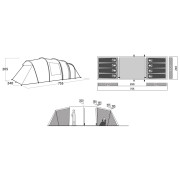 Obiteljski šator Easy Camp Leka Twin 8