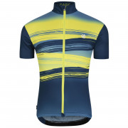 Muški biciklistički dres Dare 2b AEP Pedal S/S Jersey plava/žuta