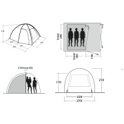 Kamping šator Outwell Arizona 3