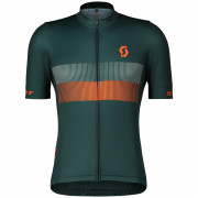 Muški biciklistički dres Scott RC Team 10 SS zelena/narančasta