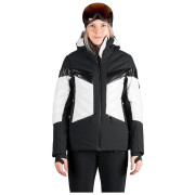 Ženska bunda za skijanje Northfinder Abigale crna/bijela 279blackwhite