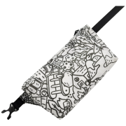 Torbice oko struka High Tail Designs Fanny Pack The Vague Outdoors bijela/crna The Vague Outdoors