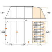 Šator Vango Marna 600XL
