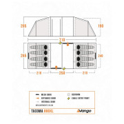 Obiteljski šator Vango Tacoma 800XL Package