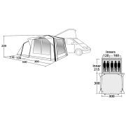 Šator za kamper Outwell Milestone Nap Air