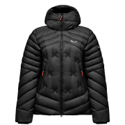Ženska jakna od perja Salewa Ortles Med 4 Rds Dwn Jkt W crna black out