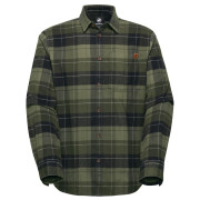 Muška košulja Mammut Trovat Longsleeve Shirt Men zelena/crna 40299 marsh-black