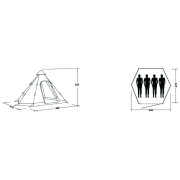 Šator Easy Camp Tipi Pixel