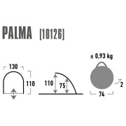 Zaklon High Peak Palma