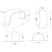 Dodatak šatoru Outwell Wakefield L Tent Connector