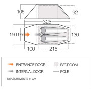 Turistički šator Vango Scafell 200