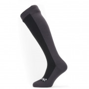 Vodootporne čarape SealSkinz Waterproof Cold Weather Knee crna/siva Black/Grey