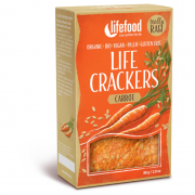 Proteinske pločice Lifefood LIFE CRACKERS Mrkvánky RAW BIO 80 g