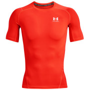 Muške funkcionalne majice Under Armour HG Armour Comp SS crvena/bijela Bolt Red / / White