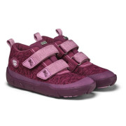 Dětské barefoot boty Affenzahn Low Boot Knit Happy Otter Ljubičasta Otter