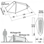 Izuzetno lagani šator Robens Arrow Head 1