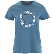 Ženska majica Fjällräven Fjällblomster Fox T-shirt W plava Dawn Blue