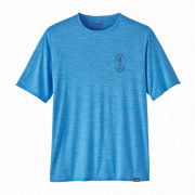 Muška majica Patagonia M's Cap Cool Daily Graphic Shirt - Lands plava