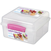 Kutija za hranu Sistema Lunch Cube Max with Yogurt Pot ružičasta