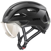 Biciklistička kaciga Uvex Stride Visor crna black matt
