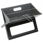 Roštilj na drveni ugljen Bo-Camp Barbecue Notebook/Fire basket crna
