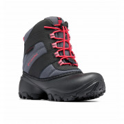 Dječje zimske cipele Columbia YOUTH ROPE TOW™ III WATERPROOF siva/crvena