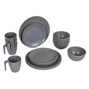 Set posuđa Bo-Camp Tableware 100% Melamine Stone