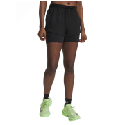 Ženske kratke hlače Under Armour Velociti Pro 4" 2N1 Short crna Ultimate Black / / Reflective