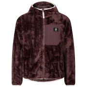 Dječja dukserica Dare 2b Powder Fleece Hucklbr/PkHz Tamno crvena Hucklbr/PkHz