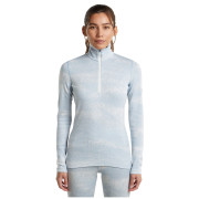 Ženska funkcionalna majica Icebreaker Women M 260 Tech Vertex LS HZ Chillwave