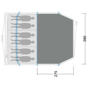 Tepisi za šator Outwell Flat Woven Carpet Starhill 6