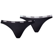 Ženske gaćice Puma Bikini 2P Pack crna Black