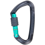 Karabiner Skylotec Lime SG (screw gate) siva/zelena Anthracite/Acquamarine