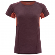Ženska funkcionalna majica Devold Running Merino 130 T-Shirt Wmn Ljubičasta