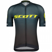 Muški biciklistički dres Scott RC Pro WC Edt. SS crna/žuta