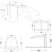 Zaklon Outwell Fieldcrest Canopy